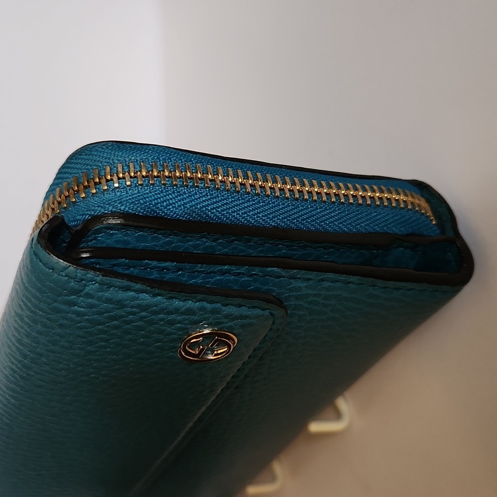 Gucci Interlocking Gg Long Doublesided Wallet- Tu… - image 5